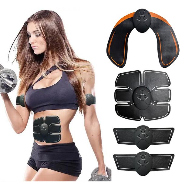 Portable Slim Equipment EMS Stimulateur musculaire de la hanche Fitness Lifting Fesse Bras abdominaux Jambes Formateur Perte de poids Corps Minceur Massage avec coussinets de gel 230602