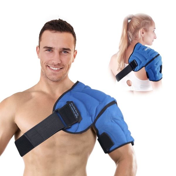 Équipement mince portable GO Pack de glace pour les blessures à l'épaule Enveloppement de gel froid Thérapie de compression Bursite Gonflement Soulagement de la douleur 230920