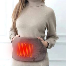 Ceinture chauffante portable pour équipement mince, taille réglable, thérapie magnétique électrique USB pour les crampes menstruelles, soulagement de la douleur lombaire et abdominale des jambes 231215