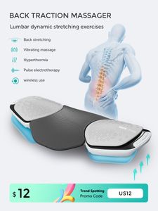 Équipement mince portable MARESE Masseur de traction lombaire électrique Électrothérapie thermique Massage par vibration Étirement du dos Hernie discale vertébrale Soulager la douleur 230920