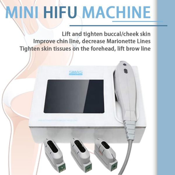 Équipement slim portable serre-cutanage HIFU Machine à haute intensité Focus ultrasons Machines de rides pour le salon pour le salon pour le salon