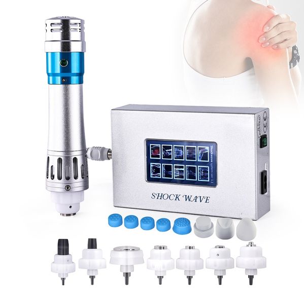 Portable Slim Equipment Shockwave Therapy Machine Soins de santé Shock Wave ED Traitement et soulager les douleurs musculaires Physiothérapie Masseur extracorporel