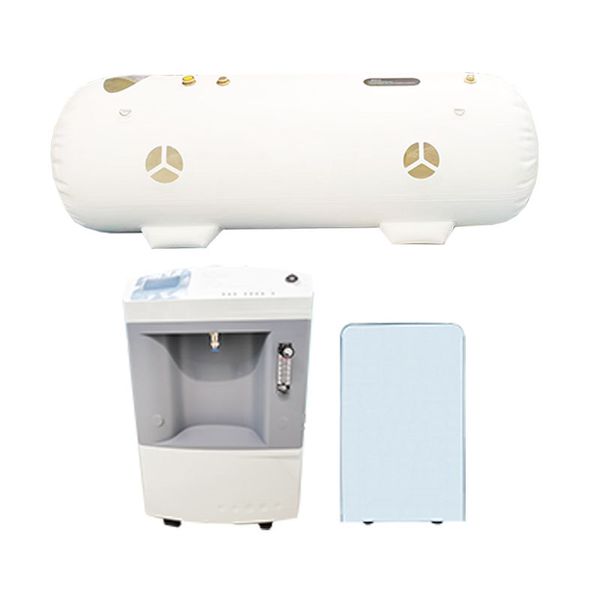Cámara de terapia de cámara de oxigenación suave y hiperbárica portátil para la venta 1.5ata Bolsa inflable para oxigenerapia