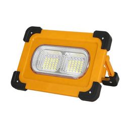 Draagbare Solar USB Oplaadbare LED Floodlight Energy Saving Camping Lamp Emergency Night Light