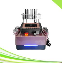 Portable Spa Salon Clinic Gebruik 6 in 1 laser lipo vacuüm afslanke gezicht tillen rf cavitatie laser lipo machine