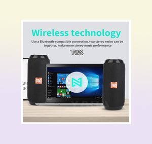 Haut-parleur portable sans fil Bluetooth compatible subwoofer extérieur haut-haut-haut-gamme stéréo de support stéréo de support FM Radiotf pour MOB3481555