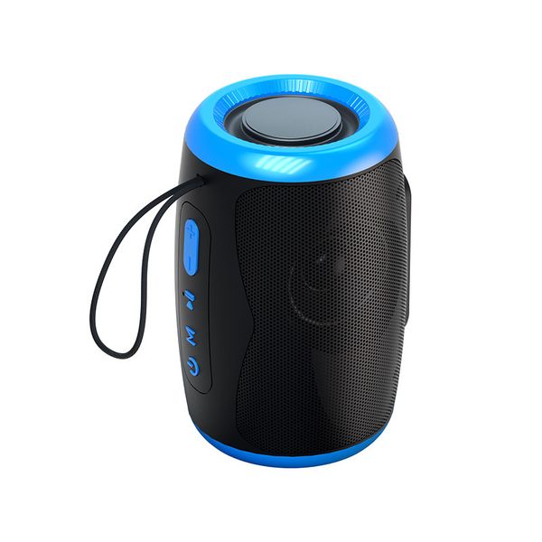 Haut-parleur portable haut-parleurs Bluetooth sans fil étanche pour son stéréo Hifi extérieur avec modes FM/SD/disque USB/Aux