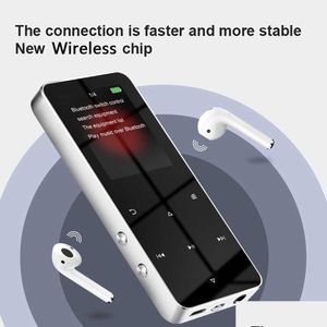 Draagbare luidsprekers 1,8-inch Touch Sn Mp4-muziekspeler High-Fidelity Bluetooth 5.0-ondersteuningskaart Ingebouwde Walkman-opname Drop Delive Dh0X2