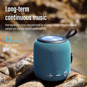 Altavoces portátiles 2023 Nuevo audio inalámbrico al aire libre Inteligente Portátil Impermeable Modo bajo Estándar Bluetooth 5.0 Altavoz ABS Sonido en vivo R230725