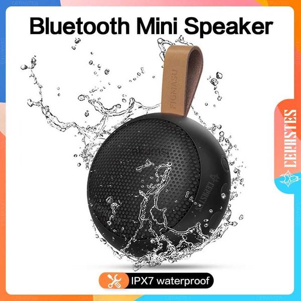 Haut-parleurs portables 2023NEW haut-parleur Bluetooth étanche Mini Bluetooth petit Audio caisson de basses de haute qualité YQ240106