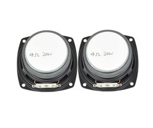 Haut-parleurs portables 2 PC 3 pouces 4 Ohm 20 W haut-parleur gamme complète haut-parleur de basse haut-parleur multimédia Audio de bureau DIYG230524