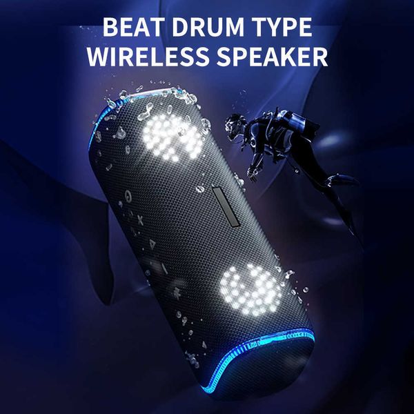 Haut-parleurs portables 40W Bluetooth haut-parleur extérieur étanche haut-parleur stéréo Surround caisson de basses mains libres appel effet sonore commutation