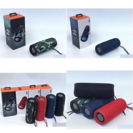 Tragbare Lautsprecher 5 Mini Wireless Bluetooth Lautsprecher Outdoor Sports O Doppelhorn mit Einzelhandelsbox Drop Delivery Electronics Dhx51