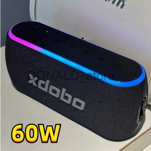 Haut-parleurs portables 60W haute puissance XDOBO X8 III haut-parleur Bluetooth IPX7 extérieur étanche populaire caisson de basses Parante Bluetooth avec lumière RGB Boombox J240117