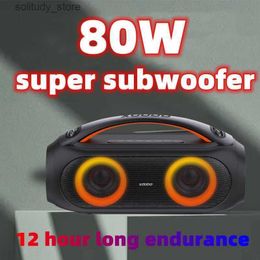 Draagbare luidsprekers 80W XDOBO Vibe Plus Bluetooth-luidspreker Draadloze soundbar BT5.0 Power Bank TWS Klankkast Boombox Muziekaudiospeler Q240328