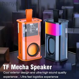 Haut-parleurs portables A36 Mecha haut-parleurs secouent les basses Transparent sans fil Bluetooth stéréo Surround haut-parleurs lecteur Audio haut-parleur Sound Box24318