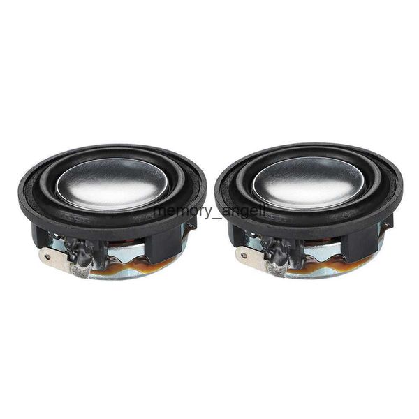 Altavoces portátiles aiyima 2pcs 34 mm mini altavoz 8 ohm 2W neodimio magnético altavoz de audio de audio aluminio altavoz de aluminio de aluminio HKD230905