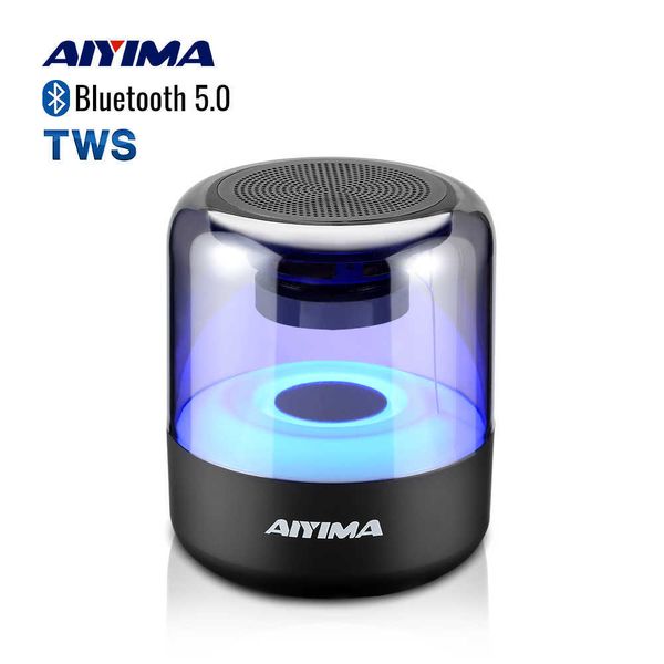 Haut-parleurs portables AIYIMA Haut-parleur Bluetooth portable TWS Haut-parleur sans fil USB AUX TF Lecteur de musique MP3 Audio Altavoces DIY Home Theater Sound System Z0317