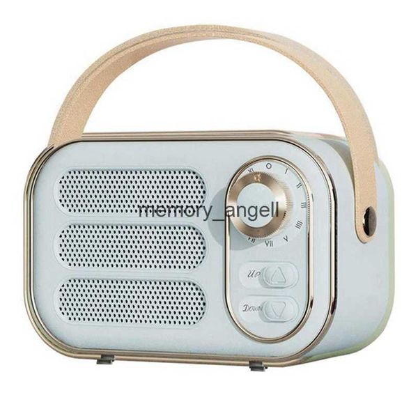 Haut-parleurs portables BAAY rétro haut-parleur 360 effet stéréo Bluetooth Mini haut-parleur Vintage Radio décor à la maison boîte de son pour l'extérieur HKD230904