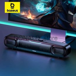 Altoparlanti portatili Baseus DS10 Mini altoparlante soundbar da tavolo Bluetooth 5.3 Audio a tripla modalità Paesaggio sonoro 3D Subwoofer surroundSound Box per PC portatile J240117