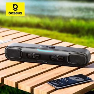 Haut-parleurs portables BaseUS DS10 Desk Mini Soundbar haut-parleur Bluetooth 5.3 Trois mode Audio 3D Soundscape Surround Subwoofer J240505