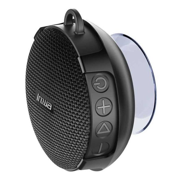 Haut-parleurs portables Salle de bain Bluetooth en haut-parleurs portables IPX7 Musique imperméable Centre central douche Sound Boombox Woofer Free With Suction Tup J240505