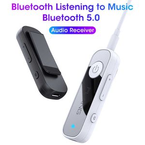 Haut-parleurs portables Bluetooth 5.0 Récepteur Écoute de musique Adaptateur sans fil Stéréo Transmission rapide pour TV Casque Haut-parleur R230727