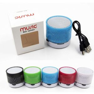 Haut-parleurs portables compatibles Bluetooth, éclairage LED coloré, sans fil, mignon rétro, petite Radio de douche avec USB