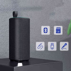 Altavoces portátiles Altavoz Bluetooth Tarjeta de enchufe Paquete de montar 10W TWS Estéreo inalámbrico dual Multifuncional Nuevo Mini Efecto de luz LED Portátil al aire libre T220831