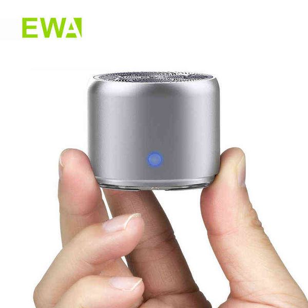 Altavoces portátiles Altavoz Bluetooth Portátil IP67 Impermeable Mini Metal EWA Columna Caja de carcasa Acero Alice Bass Radiador pasivo T220831