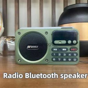 Haut-parleurs portables Bocinas Bluetooth F28 Vintage sans fil Portable stéréo Subwoofer Mini Plug-in baladeur horloge réveil lecteur de musique YQ240116