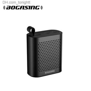 Draagbare luidsprekers BOGASING S6 Mini Bluetooth-luidspreker Draagbare draadloze buitenluidspreker met microfoon Betere bas Waterdichte klankkast voor iPhone Q230904