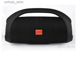 Haut-parleurs portables Boombox Bluetooth haut-parleur Stere 3D HIFI caisson de basses mains libres 6000 MAH caissons de basses stéréo portables extérieurs avec boîte de vente au détail Q240328