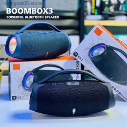 Haut-parleurs portables Boombox3 haut-parleur Bluetooth Portable Caixa De Som caisson De basses Bluetooth SoundBox pour Boombox 3 lampe haut-parleur extérieur g livraison gratuite T240323