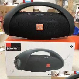 Haut-parleurs portables Booms Box2 sans fil Bluetooth O caisson de basses extérieur livraison directe électronique Dhzj0