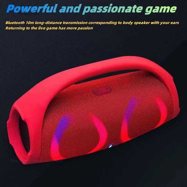 Altavoces portátiles Caixa De Som 100W portátil 360 estéreo envolvente RGB efecto de luz Subwoof al aire libre Bluetooth SpeakerL2404