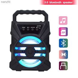 Draagbare luidsprekers Mobiele telefoon Luidsprekers 500mAh Bluetooth-luidspreker Luidspreker High-Power Bluetooth-luidspreker TF Udisk Karaoke Handheld Sound Subwoofer voor Dancing WX