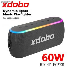 Draagbare luidsprekers mobiele telefoon luidsprekers draagbaar xdobo x8 iii luidspreker 80W draadloze Bluetooth -luidspreker BT5.3 Power Bank Eq TWS zware bas -reisluidspreker wx