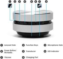 Haut-parleurs portables Dura Mobi haut-parleur colibri boîte de son Conduction osseuse Bluetooth TWS son sans fil créatif Portable thepocketvibeG230524