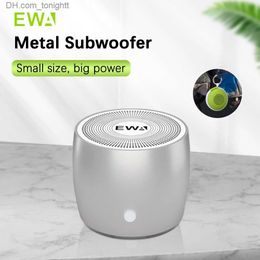 Draagbare luidsprekers EWA A103 Mini Bluetooth-luidspreker Bass-luidspreker Draagbare draadloze luidspreker IPX5 Waterdichte metalen behuizing Geluidsreductie Z230801