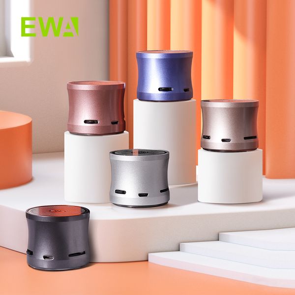 Altavoces portátiles EWA A109Mini Altavoz Bluetooth inalámbrico Gran sonido de graves para PhoneLaptopPad Soporte para tarjeta MicroSD Loud 5.0 221119