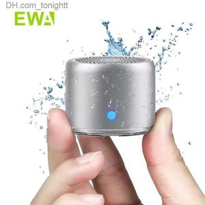 Haut-parleurs portables EWA Haut-parleur sans fil portable Bluetooth 5.0 IPX7 Haut-parleur étanche avec étui de transport Radiateur de basse stéréo Corps en métal pour l'extérieur Q230904