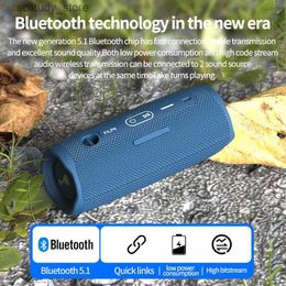 Haut-parleurs portables FLIP 6 Mini boîte sans fil IPX5 étanche Portable extérieur stéréo basse musique Bluetooth haut-parleur indépendant carte TF Q240328