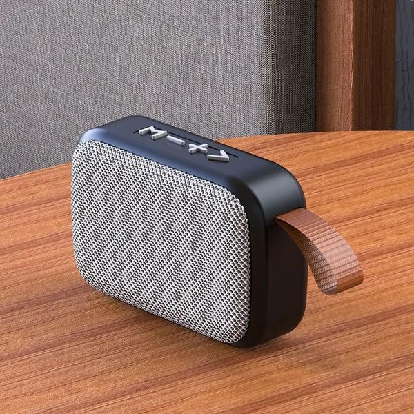 Haut-parleurs portatifs G2 Haut-parleur Bluetooth en plein air Mini Soundwoof Mini Sound Box Sound Box BT4.2 Carte TF FM Radio Voice Diffusion