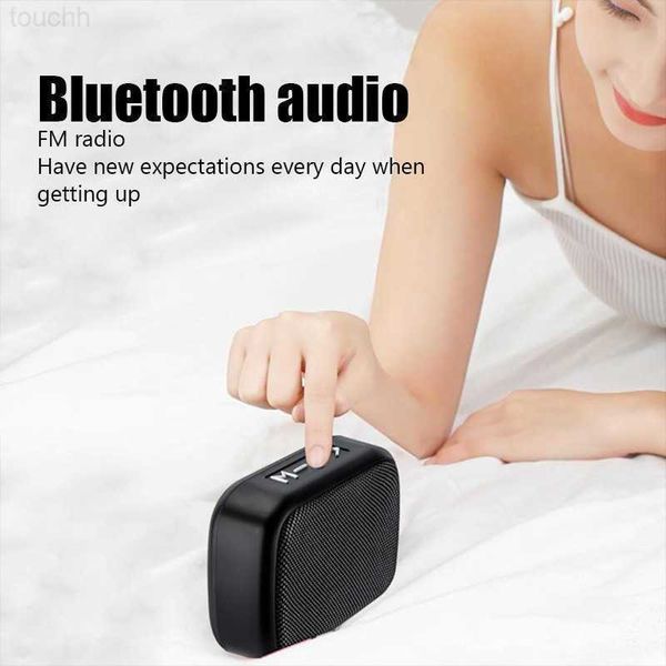 Haut-parleurs portables G2 Mini tissu Bluetooth haut-parleur prend en charge la carte TF connexion sans fil Audio extérieur stéréo cadeau créatif Subwoofer Y2212 L230822