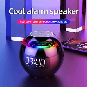 Haut-parleurs portables G90 Nouvelle horloge Haut-parleur Bluetooth coloré Mini Portable Ménage Ball Card Lock and Load Spray Bluetooth Speaker T220831