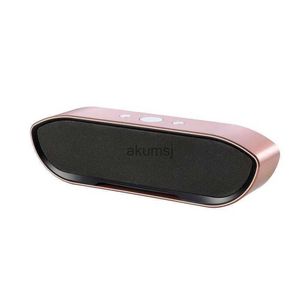 Haut-parleurs portables Gb2pmon BT texture métallique haut-parleur Bluetooth mini radio FM stéréo basse TF altavoz portable enceinte bluetooth portable puissant YQ240106