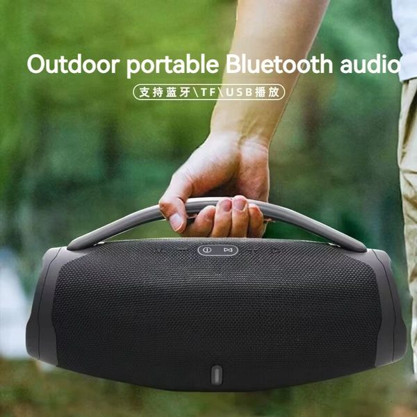 Haut-parleurs portables haute puissance 50W Bluetooth boîte de son puissante caisson de basses sans fil basse lecteur Mp3 système de son radio FM 231017