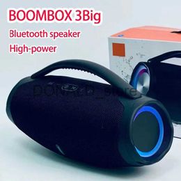 Draagbare luidsprekers High Power Bluetooth-luidspreker Boombox 3 Caixa De Som Bluetooth Luide Subwoofer Klankkast Krachtige bas Home Theater Gratis verzending J240117