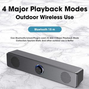 Portable Speakers Home Theater Sound System Bluetooth Speaker 4D Surround Soundbar Computer Speakers For TV Soundbar Box Subwoofer Z0317